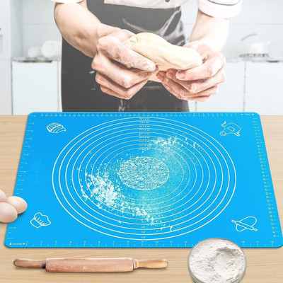 AKAGROUP Food-grade Silicone Baking Mat (Pack of 1) Blue Food-grade Silicone Baking Mat(Pack of 1)