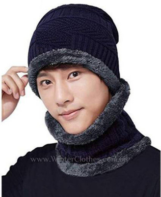 YIMK Woven Beanie Cap