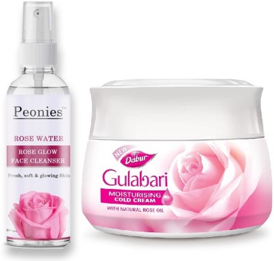 Dabur Gulabari Cold Cream 30ml & Rose Water 100ml(2 Items in the set)