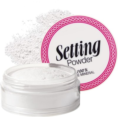 REIMICHI loose compact powder matte white loose powder makeup setting powder Compact(WHITE, 10 g)