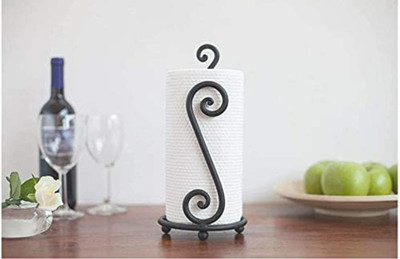 Smarts collection 1 Compartments Iron Tissue Holder(Black)