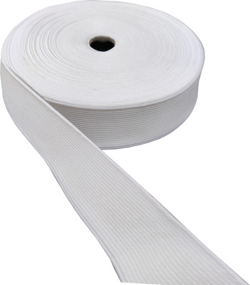 NVR Woven White Elastic(10 m)