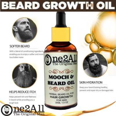 One2ALL All you would need for beard care, this beards oil contains Argan Oil, Castor Oil, Black Seed Oil, Olivet-E Oil, Rosemary Oil, Cedarwood Oil, Thyme Oil, Almond Oil, Lemon Oil, Eucalyptus Oil. Our products never contain artificial colours, synthetic fragrances, or ingredients from animal sour