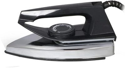 LE - EASE LITE New Arrival Popularity Iron 750W of energy to effectively remove Tough creases so that you get wrinkle-free clothes its ergonomic Handle gives you a secure Grip for a convenient ironing experience Iron 750W of energy 7500 W Dry Iron(Black)