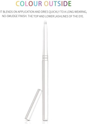 LILLYAMOR Professional Waterproof Long Lasting Auto Kajal White(WHITE, 2 g)