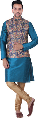 JEXI Men Kurta Pyjama Ethnic Jacket Set