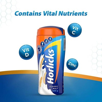 HORLICKS Classic malt jar(500 g)