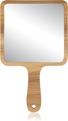 Victor Mirrors Wooden Handle_Square_Medium Decorative Mirror(Square)