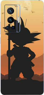 BUGGU Vivo X70 Pro, vivo x70 pro Mobile Skin(Ultra Super Goku Sunset Skin With High Matte Finish., Mobile Skin (Back+Side+Camera))