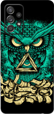 BugguSkin Samsung Galaxy A52s 5G, samsung galaxy a52s5g Mobile Skin(Ultra Super Angry Owl Skin With High Matte Finish., Mobile Skin (Back+Side+Camera))