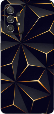 BugguSkin Samsung Galaxy A52s 5G, samsung galaxy a52s5g Mobile Skin(Ultra Super Black Abstract Shape Skin With High Matte Finish., Mobile Skin (Back+Side+Camera))