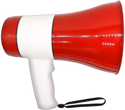 CRETO Bluetooth Handheld Megaphone with Recorder USB/Memory Card Input for Announcing |Talk |Record |Play Music Indoor, Outdoor PA System(20 W)