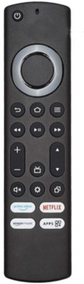 Electvision Remote Control for smart led lcd tv (without voice function) compatible with AmazonBasics Remote Controller(Black)