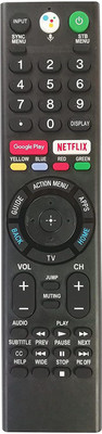 SHIELDGUARD RMF-TX300U LED LCD Smart TV Android TV Voice Remote Control with Netflix and Google Play Function (with Voice Function) Compatible for Bravia Sony Remote Controller(Black)