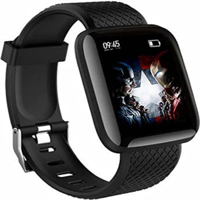 IMMUTABLE 4_116 SMART BLACK BLUETOOTH SMART WATCH Smartwatch(Black Strap, M)