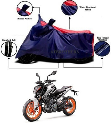 ATBROTHERS Waterproof Two Wheeler Cover for KTM(200 Duke, Blue, Red)