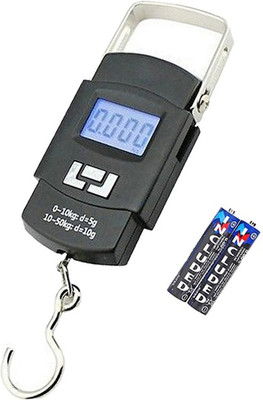 QNOVE 50Kg Portable Hanging Weight Machine C327QA Weighing Scale(Black)