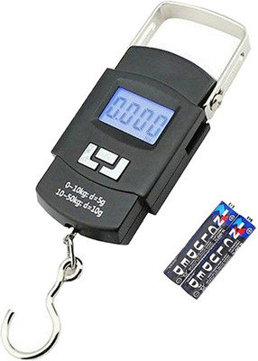 QNOVE 10G-50Kg Digital Weight Machine For Luggage/Fishing C330QA Weighing Scale(Black)