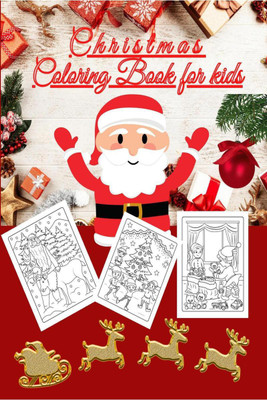 Christmas Coloring Book for Kids(English, Paperback, Moa Leeie Marer)