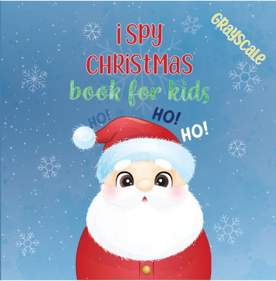 I Spy Christmas Book for kids (Grayscale)(English, Paperback, Bookflow)