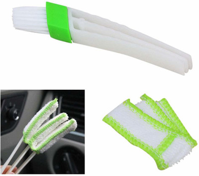 TOUCH OF MODERN Multi Functional Cleaning Brush for Car Air/Ac Vent- 2 Microfiber Sleeves Blinds Cleaner Tools for Keyboard, Window Etc. Multi Functional Cleaning Brush for Car Air/Ac Vent- 2 Microfiber Sleeves Blinds Cleaner Tools for Keyboard, Window Etc. Vehicle Interior Cleaner(0 ml)