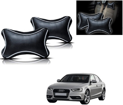 KOZDIKO Black, Silver Polyester Car Pillow Cushion for Audi(Rectangular)