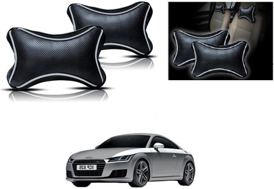 KOZDIKO Black, Silver Polyester Car Pillow Cushion for Audi(Rectangular)