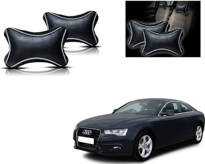 KOZDIKO Black, Silver Polyester Car Pillow Cushion for Audi(Rectangular)