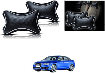 KOZDIKO Black, Silver Polyester Car Pillow Cushion for Audi(Rectangular)