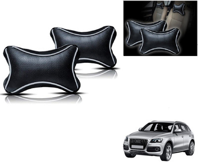 KOZDIKO Black, Silver Polyester Car Pillow Cushion for Audi(Rectangular)