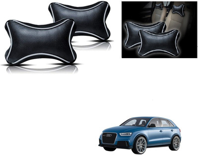KOZDIKO Black, Silver Polyester Car Pillow Cushion for Audi(Rectangular)
