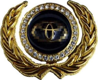 Cloudsale Emblem for Car(Gold, Black)