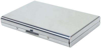 Flipkart SmartBuy Silver Water-Resistant Credit Cards Holder for Men Stainless Steel Case 6 Card Holder(Set of 1, Silver)