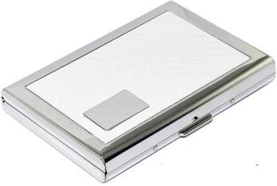 Flipkart SmartBuy White Credit Card Holder for Men Stainless Steel 6 Card Holder(Set of 1, Silver, White)