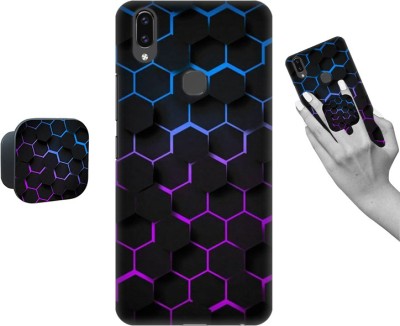 Coberta® Back Cover for Vivo V9(Multicolor, Cases with Holder, Pack of: 1)