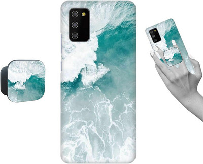 COBIERTAS Back Cover for Samsung Galaxy M02s(Multicolor, Cases with Holder, Pack of: 1)