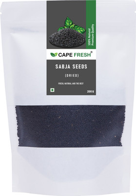 Cape Fresh Sabja seeds 200g Basil Seeds(200 g)