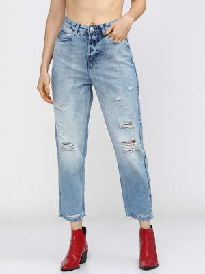 Tokyo Talkies Tapered Fit Women Blue Jeans