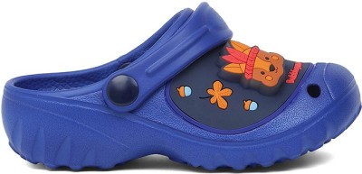 Bubblegummers Boys Sling Back Clogs(Blue , 13 - 14 Years)