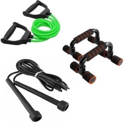 EMMKITZ toning tube with big push up bar and skipping rope Fitness Accessory Kit Kit