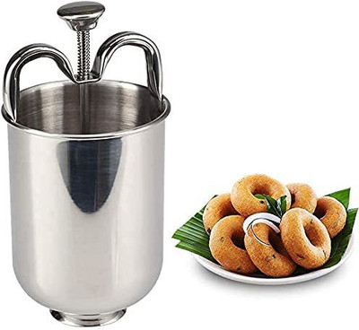 avnish Mendu Vada Maker Machine Stainless Steel, for Perfectly Shaped & Crispy Meduvada Vada Maker