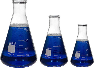 Salco Erlenmeyer Flask(500 ml, Pack of 3)