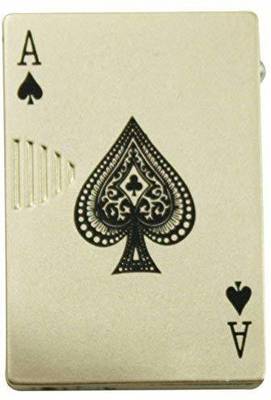 Vagmi Playing Card Ekka Design Jet Flame Cigarette Lighter Pocket Lighter