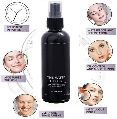 Aylily New Makeup setting Spray Fixer  Primer  - 100 ml(TRANSPARENT)