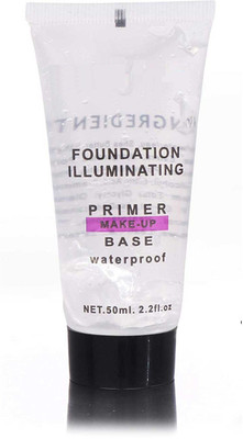 GFSU FOUNDATION ILLUMINATING PRIMER MAKE UP BASE WATER PROOF Primer  - 50 ml(TRANSPARENT)
