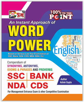 Puja Word Power Latest Book Compendium Of Synonyms, Antonym, Idioms & Phrases And Proverbs (SSC, Bank, NDA, CDS)(Paperback, Hindi, Puja Editorial Board)