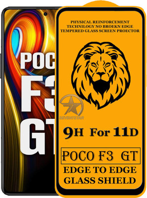 SEVEN7STAR Edge To Edge Tempered Glass for Poco F3 GT(Pack of 1)