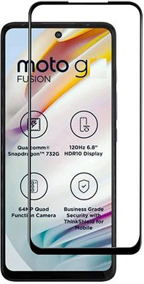 Bodoma Edge To Edge Tempered Glass for Motorola G31, Moto G31(Pack of 1)