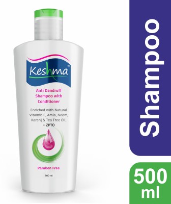 KESHMA Anti Dandruff Shampoo with Conditioner for Silky and Shiny hair(500 ml)