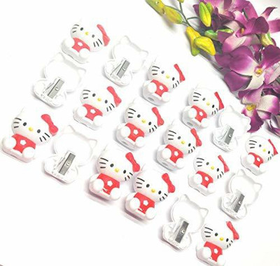 Tera13 kitty sharpener single pencil tub Sharpeners(Set of 24, Multicolor)